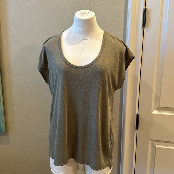 Madewell Linen Tshirt - Picture 1 of 2